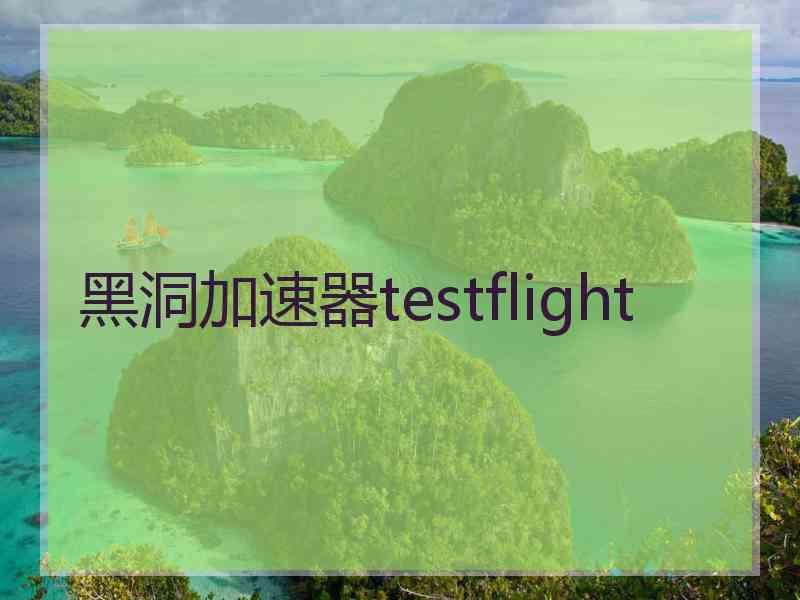 黑洞加速器testflight