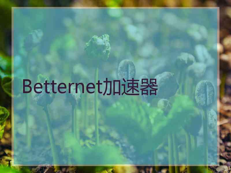 Betternet加速器