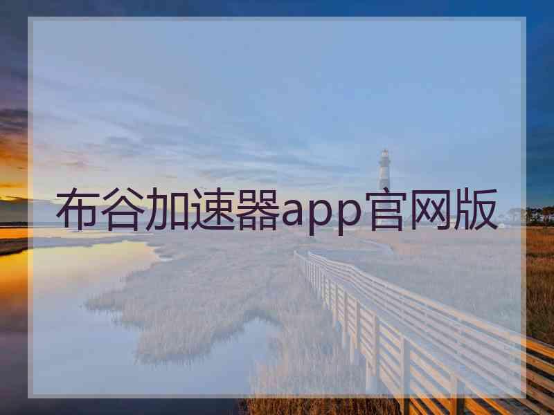 布谷加速器app官网版