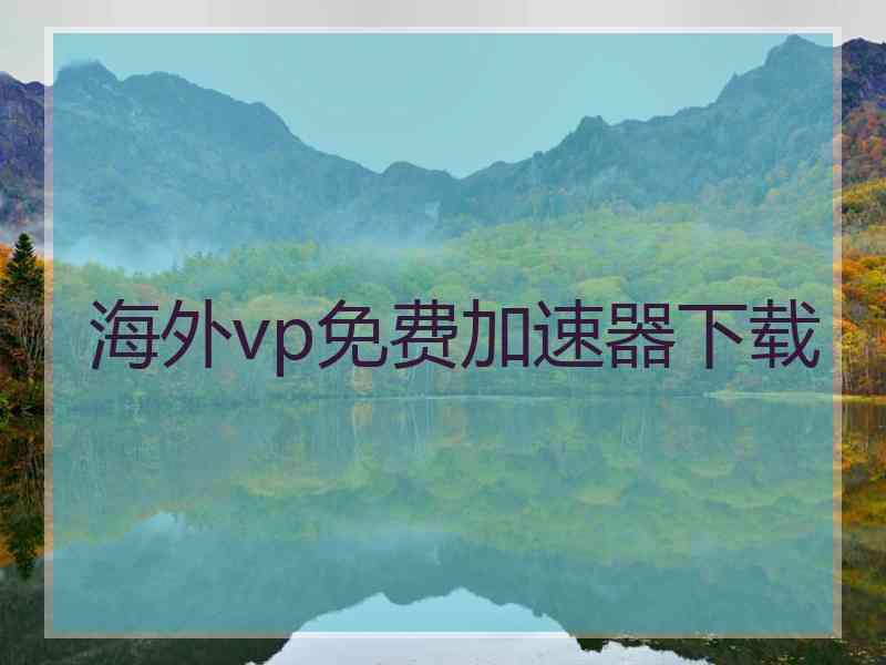 海外vp免费加速器下载