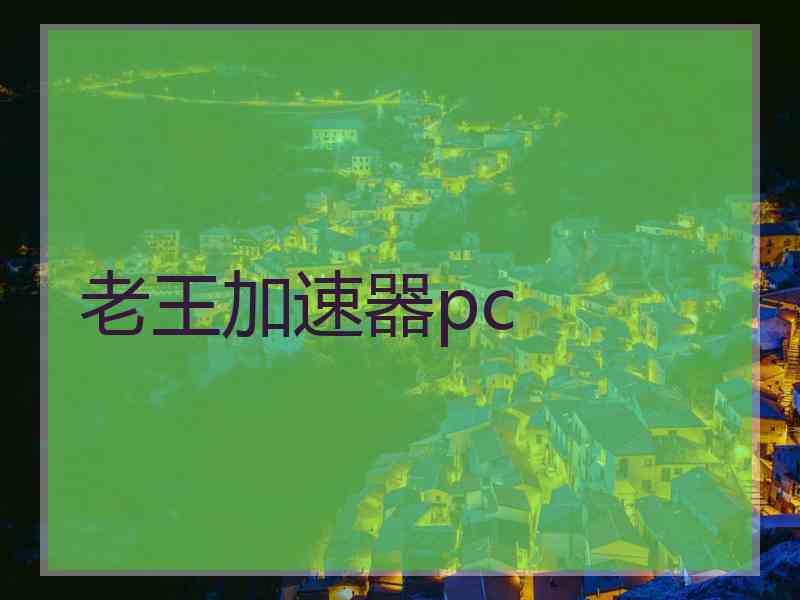 老王加速器pc