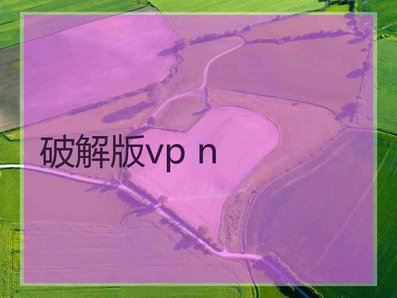 破解版vp n