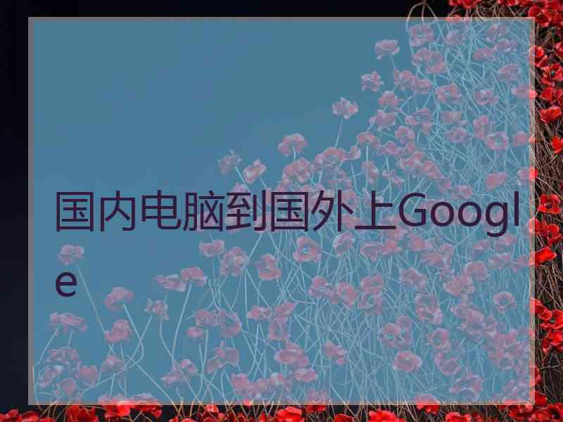 国内电脑到国外上Google