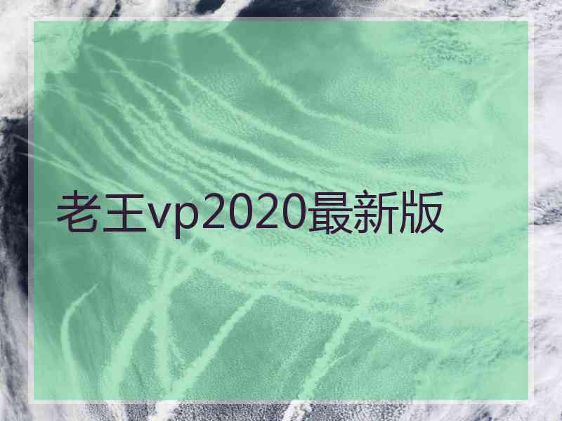 老王vp2020最新版