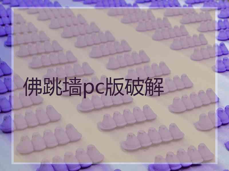 佛跳墙pc版破解